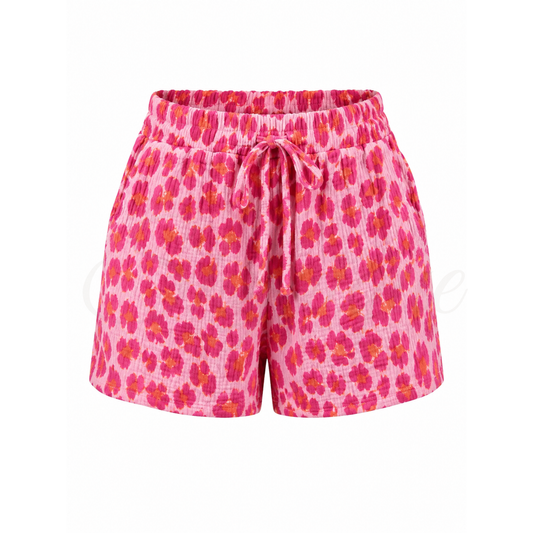 Leopard Vibe Short – Pink