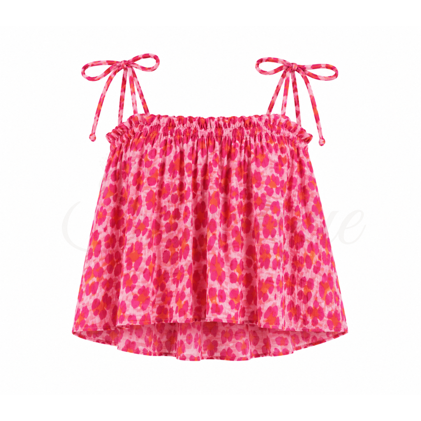 Leopard Vibe Top - Pink