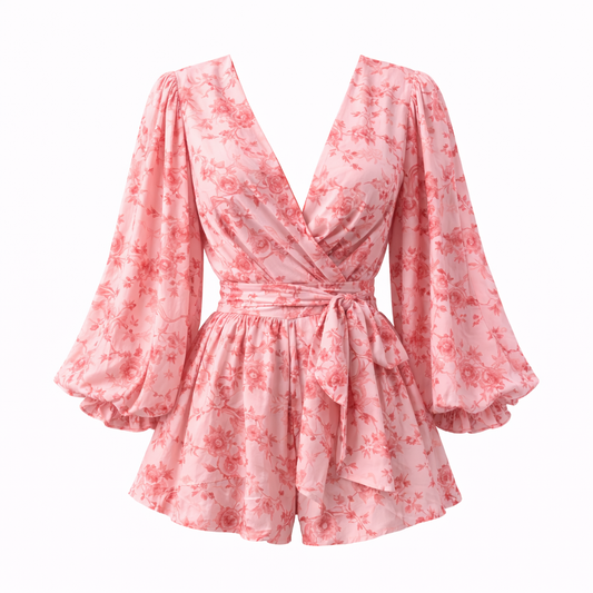 Summer Dream Jumpsuit - Red