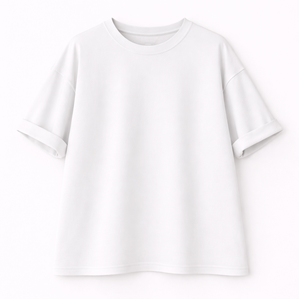 Essential Oversized Tee - White