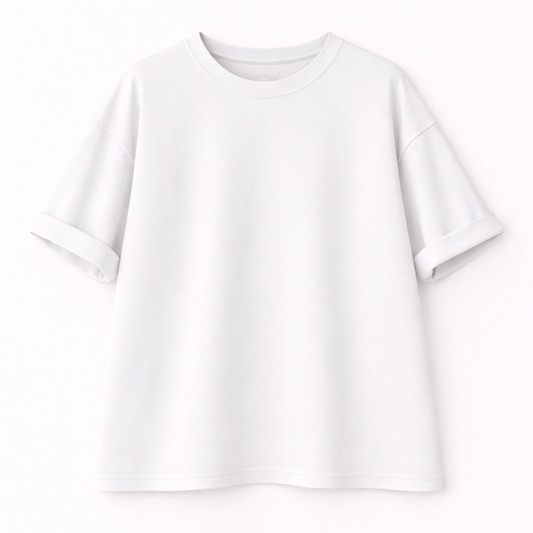 Essential Oversized Tee - White