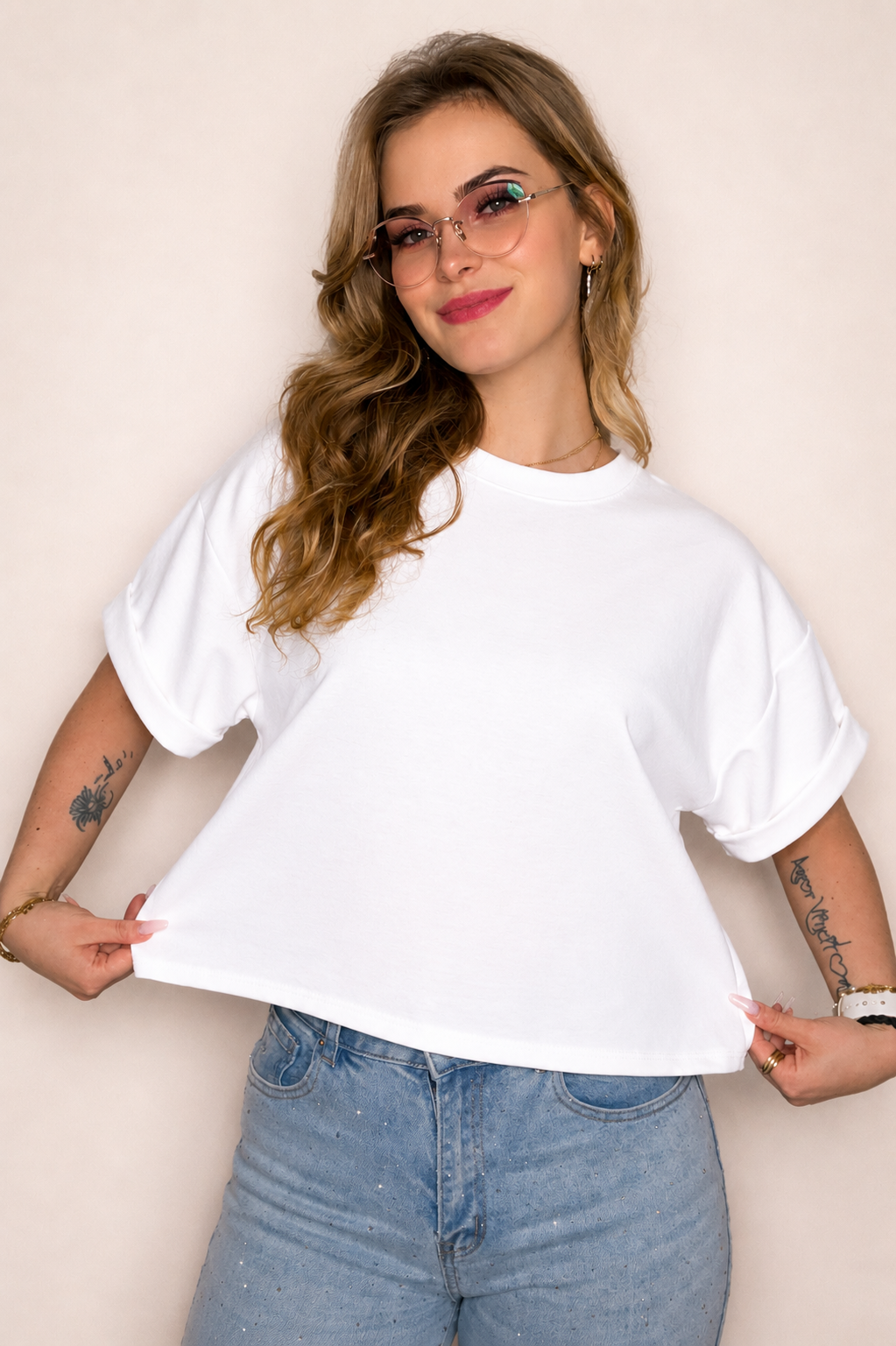 Essential Oversized Tee - White