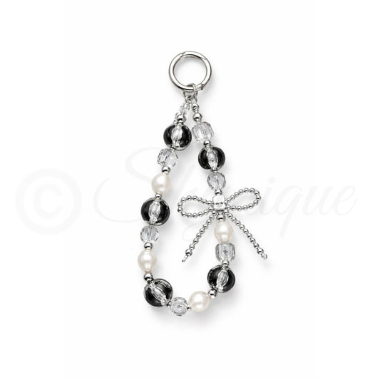 Silver Bow Charm
