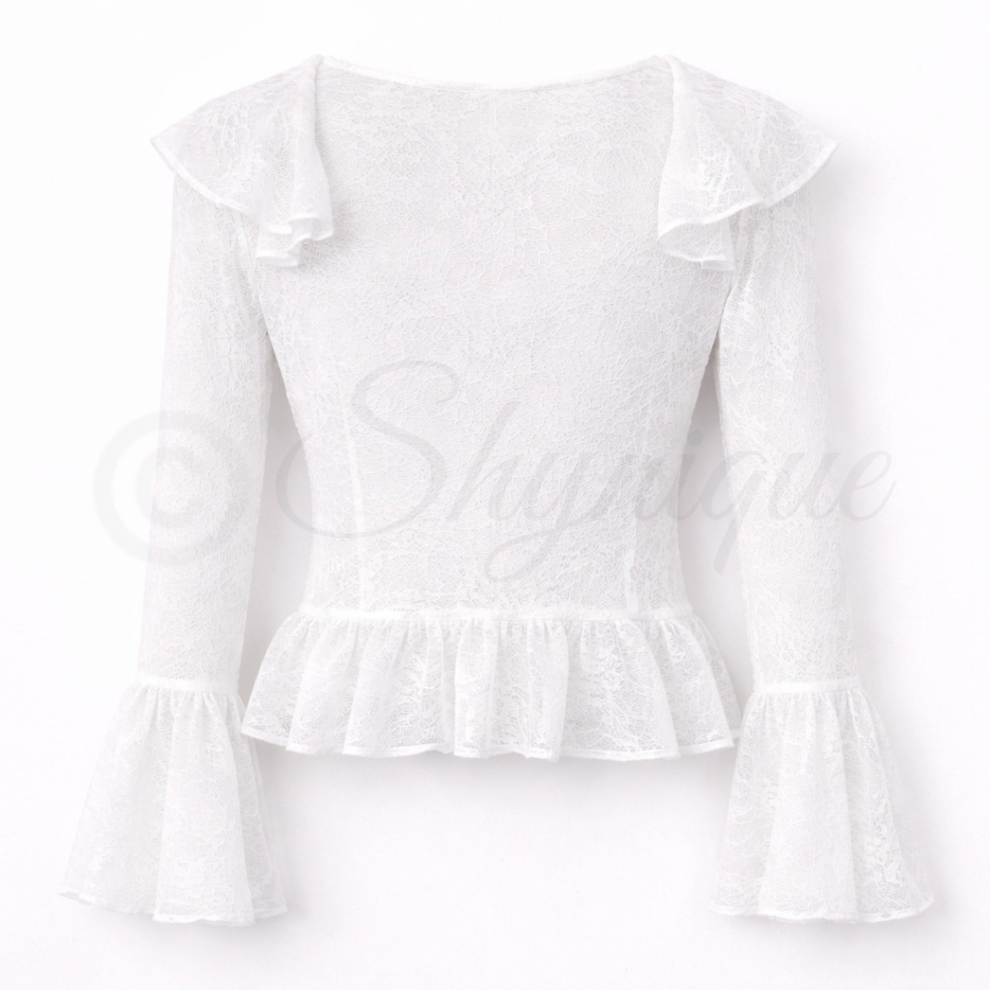L'Amour Lace Top - White